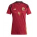 Maillot de foot Belgique Wout Faes #4 Domicile vêtements Femmes Europe 2024 Manches Courtes